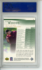 2001 Upper Deck Golf Tiger Woods #1 Rookie RC PSA 10 Gem Mint